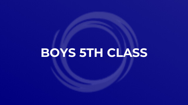 Boys 5th Class