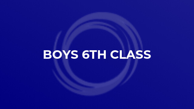 Boys 6th Class