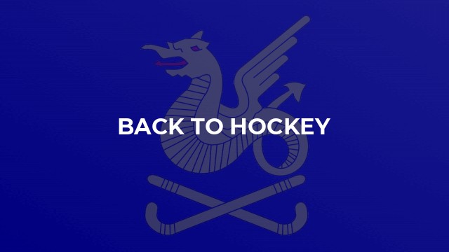 Back To Hockey
