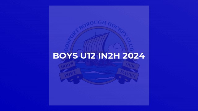 Boys U12 In2H 2024