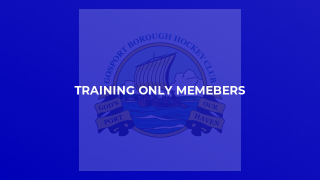 Training Only Memebers