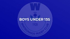 Boys Under 15s