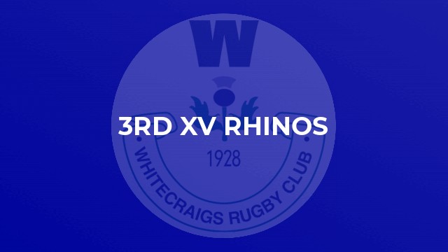 3rd XV Rhinos
