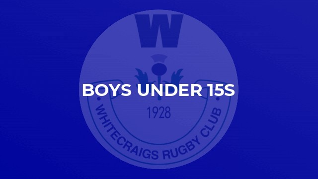 Boys Under 15s