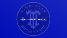 Men’s Summer League 4-7