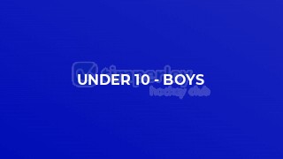 Under 10 - BOYS
