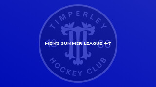 Men’s Summer League 4-7