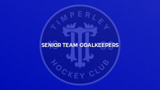 Senior Team Goalkeepers