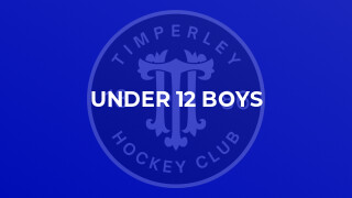 Under 12 BOYS