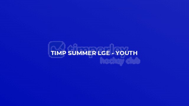 Timp Summer Lge - Youth