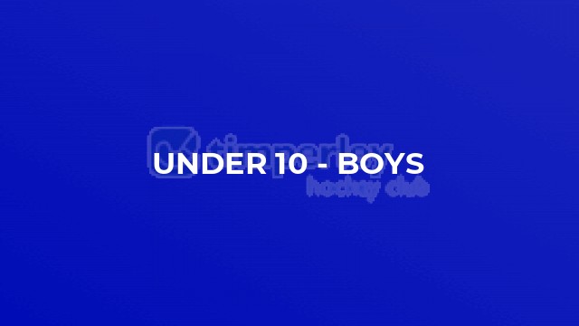 Under 10 - BOYS