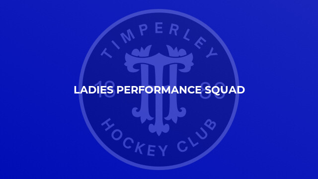 Ladies Performance squad