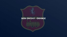 Sign on Day - Orange