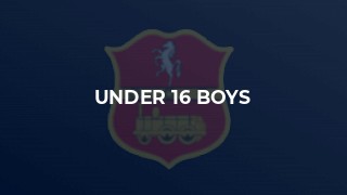 Under 16 boys