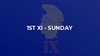 1st XI - Sunday