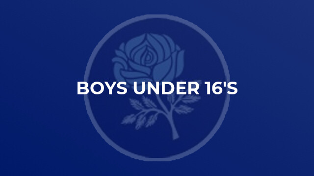 BOYS Under 16's