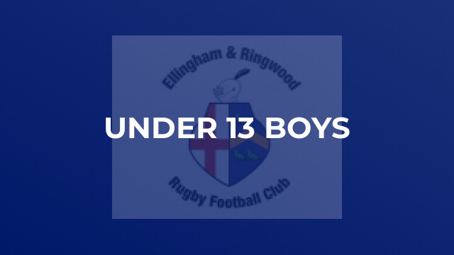 Under 13 Boys