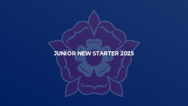 Junior New Starter 2025