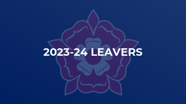 2023-24 leavers