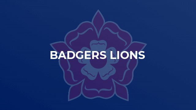 Badgers Lions