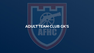 Adult Team Club GK's