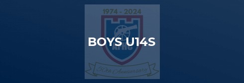 U14 boys get off to a goal-scoring start