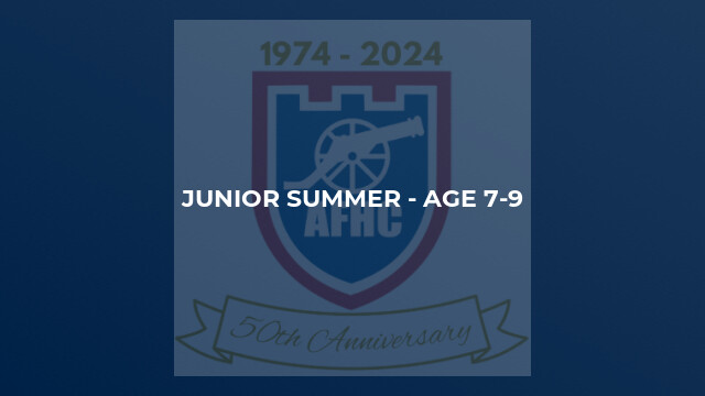 Junior Summer - Age 7-9