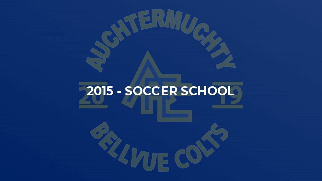 2015 - Soccer School