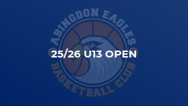 25/26 U13 Open