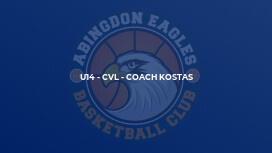 U14 - CVL - Coach Kostas