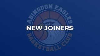 New Joiners