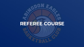 Referee Course