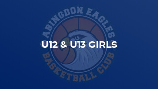 U12 & U13 Girls