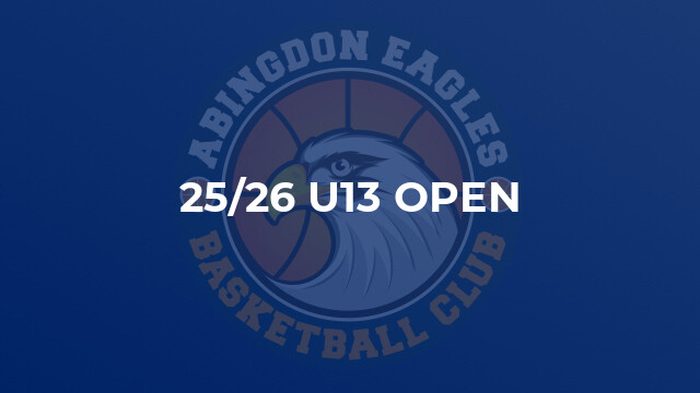 25/26 U13 Open