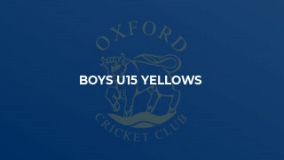 Boys U15 Yellows