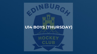 U14 Boys (Thursday)