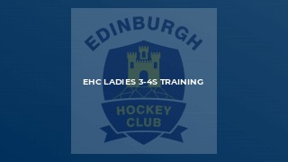 EHC Ladies 3-4s Training