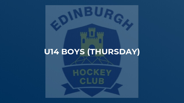 U14 Boys (Thursday)
