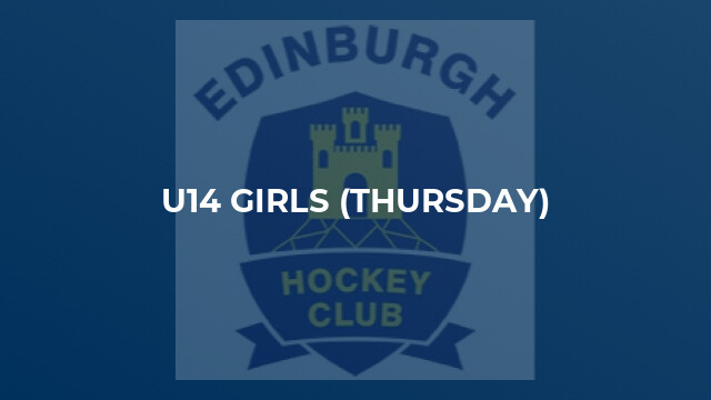 U14 Girls (Thursday)