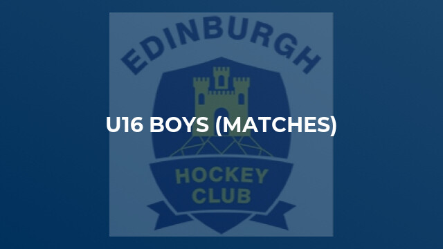 U16 Boys (Matches)