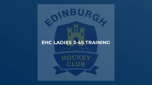 EHC Ladies 3-4s Training