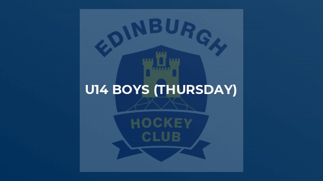U14 Boys (Thursday)