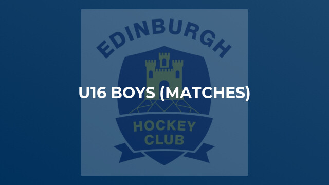 U16 Boys (Matches)