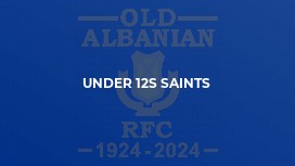 Under 12s Saints