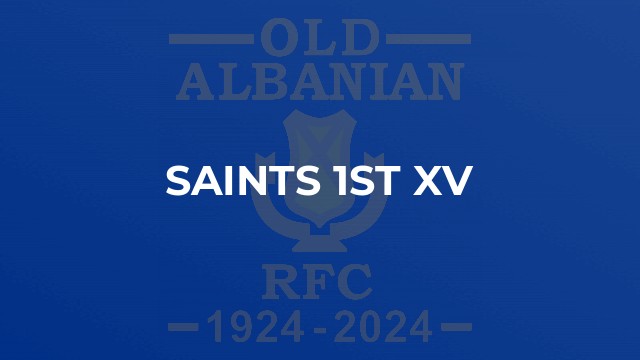 Saints 1st XV