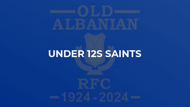 Under 12s Saints