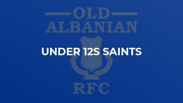 Under 12s Saints