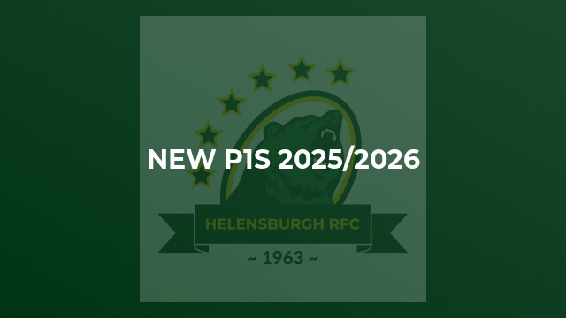 New P1s 2025/2026