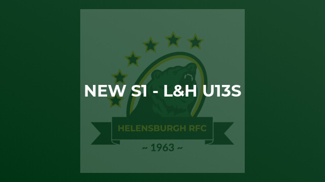 New S1 - L&H U13s