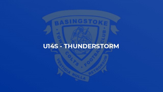 U14s - Thunderstorm